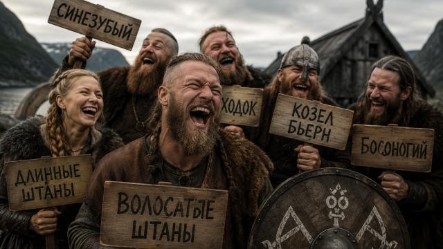 От «Рагнара Волосатые Штаны» до «Корабельной Груди»: какие странные прозвища носили викинги