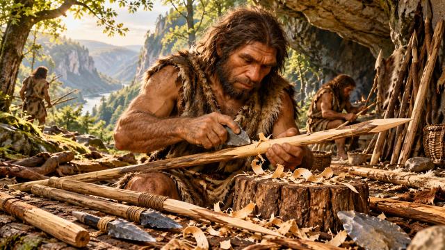 Как 60 000 лет назад неандертальцы обрабатывали древесину? Мастерски!