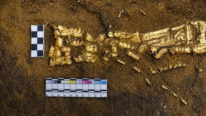 В Казахстане обнаружено захоронение «Золотого человека»